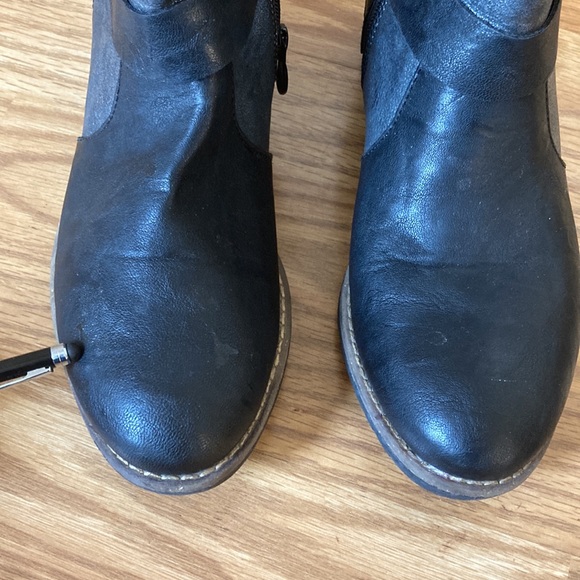 Patrizia Donjon Metallic - Black Buckle Ankle Boot Booties Size 39 (8) - Picture 15 of 16